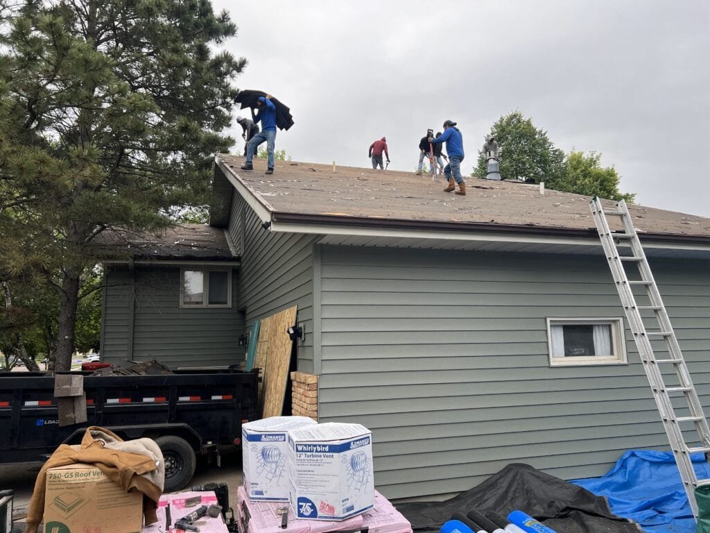 roof tear off fargo ND by Roof Keepers