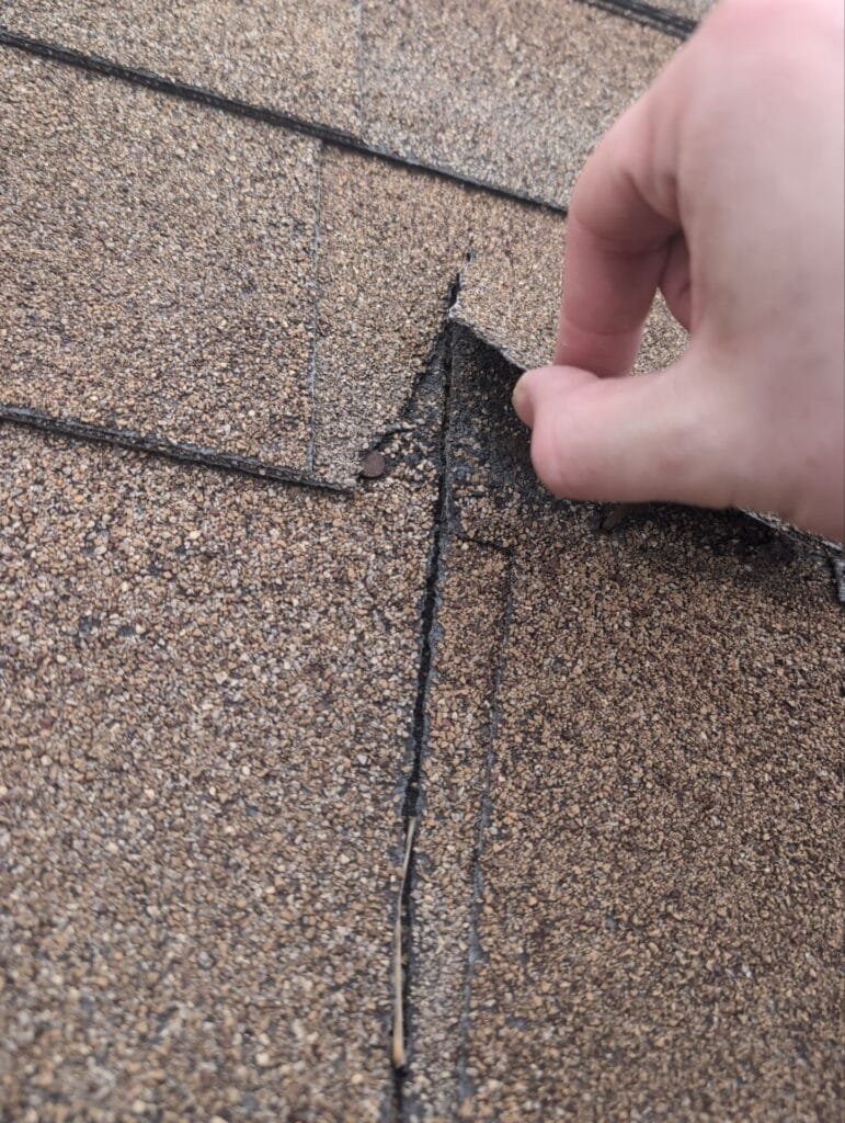 shingles cracking fargo nd roof keepers exposed nails